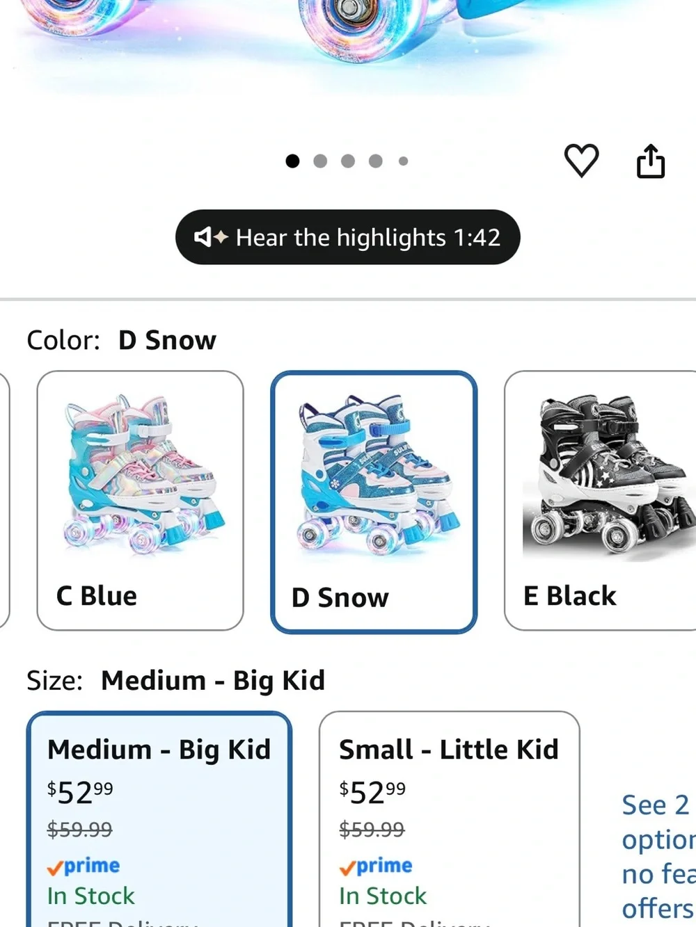 Kids Teal Blue and Pink Glitter Wheel Quad Rollerskates